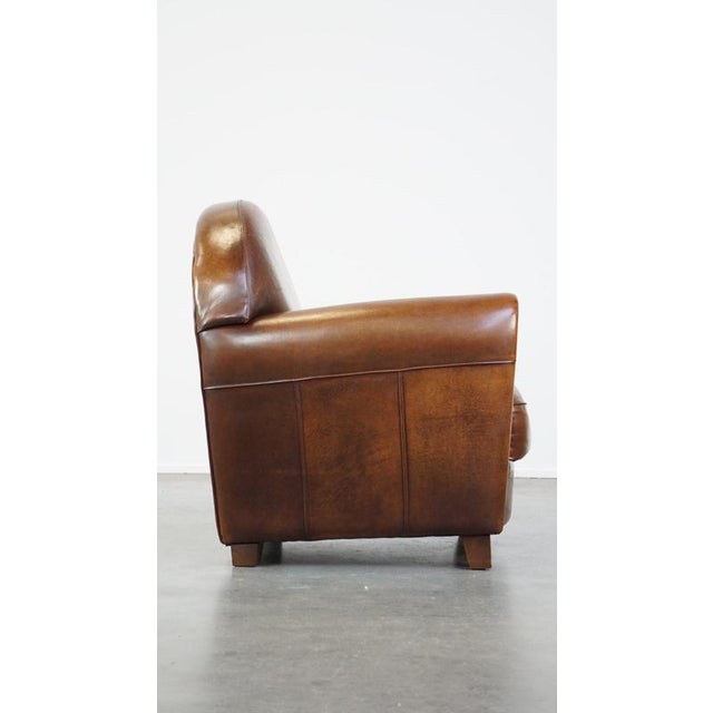 Armchair in Sheep Leather For Sale - Image 3 of 15