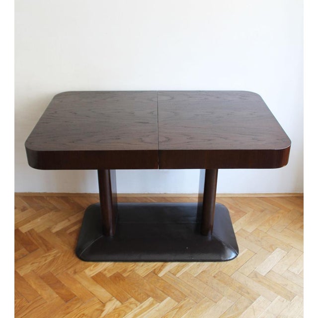 1930s Extendable Dining Table from UP Brno, 1930s For Sale - Image 5 of 18