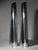 Tall Aluminum Vases, 1980, Set of 2, in Very Good conditions. Designed 1980 to 1989
