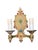 Baroque 1920s Baroque Cast Aluminum Wall Sconces With Original Polychrome Finish - Pair For Sale - Image 3 of 9