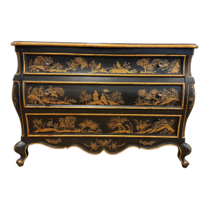 1990s Nancy Corzine Chinoiserie Bombay Commode