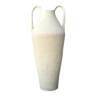 Vintage Large Ceramic Amphora Vase For Sale