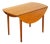 1960s Mid Century Teak Drop Leaf Dining Table For Sale