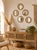 Silver French D' Amboise Collection of Silver Petite Mirrors- Round For Sale - Image 8 of 10
