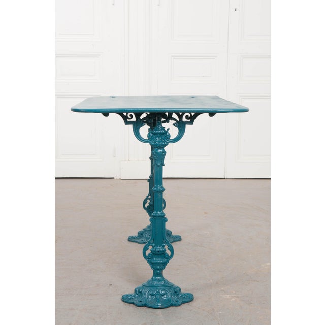 Early 20th Century Vintage 20th Century French Iron Bistro Table For Sale - Image 5 of 8