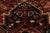 Heriz Rug 9’9” X 13’2” Red Wool Vintage Traditional Hand-Knotted Carpet For Sale - Image 9 of 15