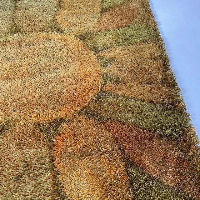 Scandinavian Rya Rug by Ritva Potila for Finnrya Oy AB, 1950 For Sale - Image 10 of 18