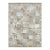 Rug & Kilim’s Scandinavian Style Rug in Silver-Gray and Beige Geometric Pattern For Sale