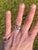Contemporary The Boxborough: Antique Ring with Natural Diamond with Rare Butterfly Shaped Inclusion For Sale - Image 3 of 11