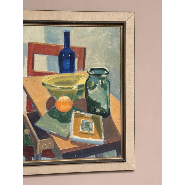 Eli Rasmussen, Opstilling, 1953, Oil Painting on Canvas, Framed For Sale - Image 16 of 18