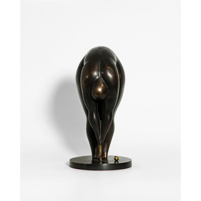 2010s "The Croquet Player" Contemporary Bronze Sculpture For Sale - Image 5 of 6