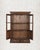 French Provincial Antique Indian Glass Armoire With Drawers | Rustic Display Cabinet | Vintage Teak Wood Cabinet | Wabi Sabi Decor For Sale - Image 3 of 8