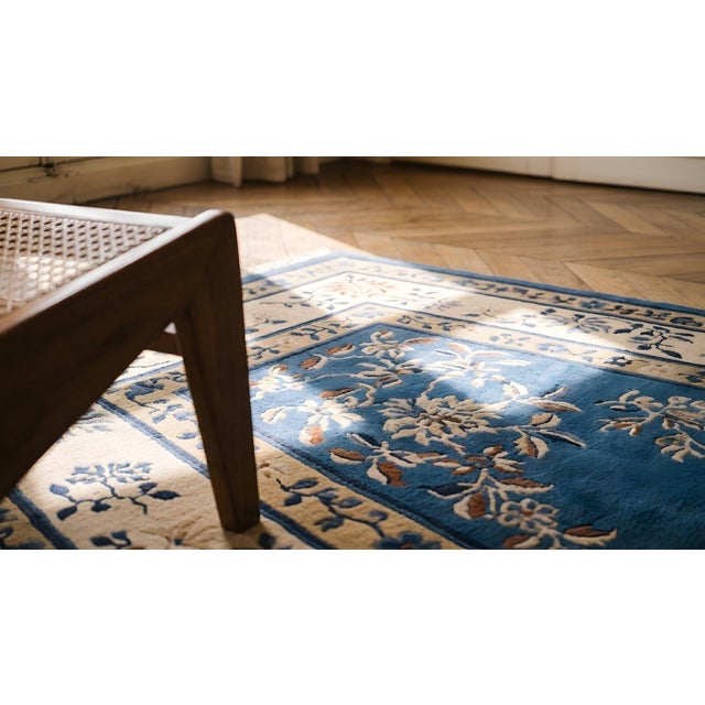 Textile Early 20th Century Chinese Peking Carpet For Sale - Image 7 of 8