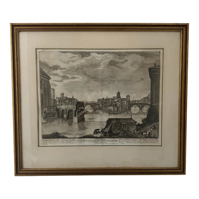 Mid 18th Century Jean Barbault Etching, Framed For Sale