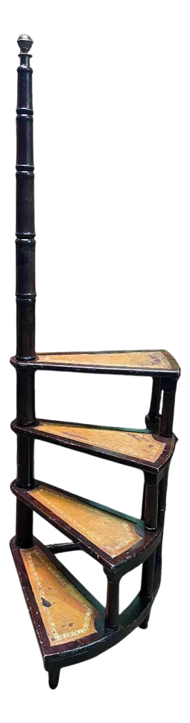 20th Century English Library Staircase