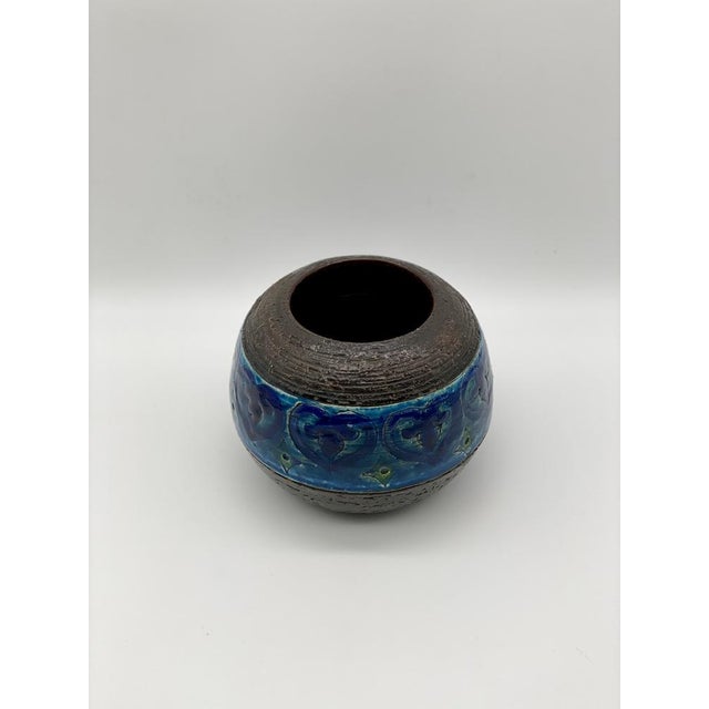1960s Round Vase by Aldo Londi for Bitossi, 1960s For Sale - Image 5 of 6