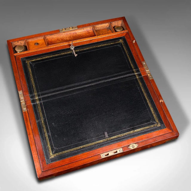 1820's Antique Officer's Campaign Correspondence Box For Sale - Image 4 of 12