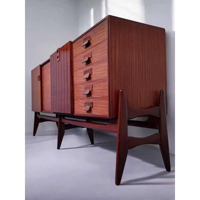 Italian Teak Sideboard, 1960s For Sale - Image 6 of 18