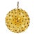 Large 1950s Sputnik Dandelion Chandelier, Brass & Crystal, 11 Bulbs For Sale