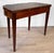 Brown Antique Hepplewhite Inlaid Mahogany Expanding Half Moon Console Card Table For Sale - Image 8 of 15