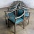 Gray Late 20th Century Modern Set of 15 MTS Dining or Waiting Room Chairs Gray Frames & Blue Vinyl For Sale - Image 8 of 18