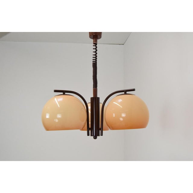 Mid-Century Adjustable Chandelier, 1970s For Sale - Image 4 of 15