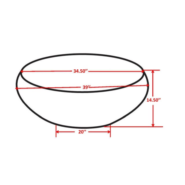 Pasargad Home Helios Drumm Shape Coffee Table, Brass For Sale - Image 9 of 9