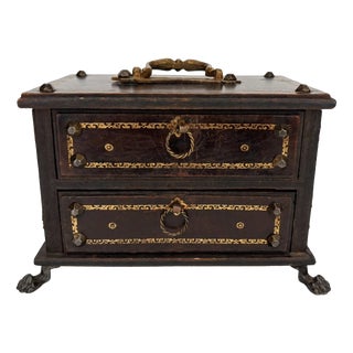 Wooden Jewelry Box, 1920 For Sale