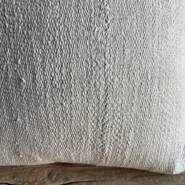 Vintage Rug Pillow Cover With Original Seams For Sale In Los Angeles - Image 6 of 7