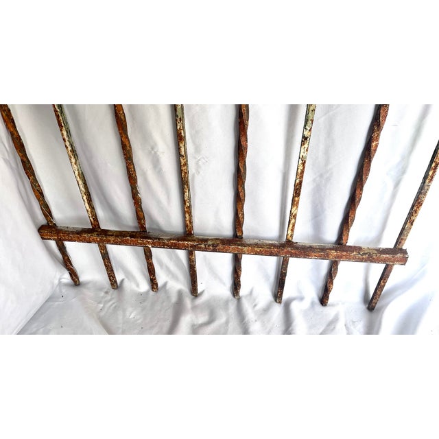 Vintage Wrought Iron Gate For Sale - Image 11 of 17