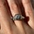 Art Deco Diamond Filigree Engagement Ring in 18k White Gold, Old European Cut 0.25 Ct, C. 1920s, Size 5 For Sale - Image 4 of 12