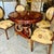 French Style Dining Set With Gold Leaf Details For Sale - Image 4 of 9