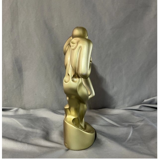 Celebrate the beauty of love and connection with this striking **Vintage Mid-Century Modern "Soulmates" sculpture** by...