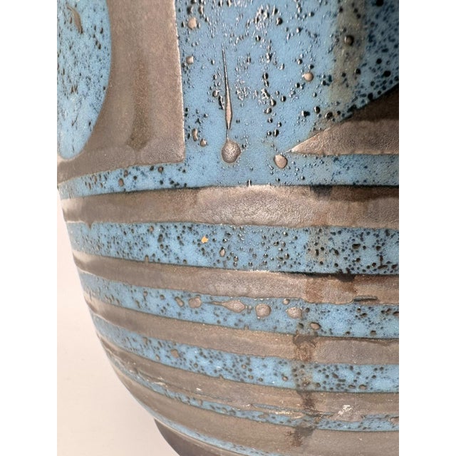 Brutalist Ankara Floor Vase by Heinz Siery for Carstens Tönnieshof, 1960s For Sale - Image 13 of 18
