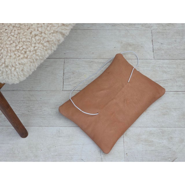 Danish Sheepskin Lounge Chair by Alf Svensson for Fritz Hansen, 1960s For Sale - Image 9 of 18