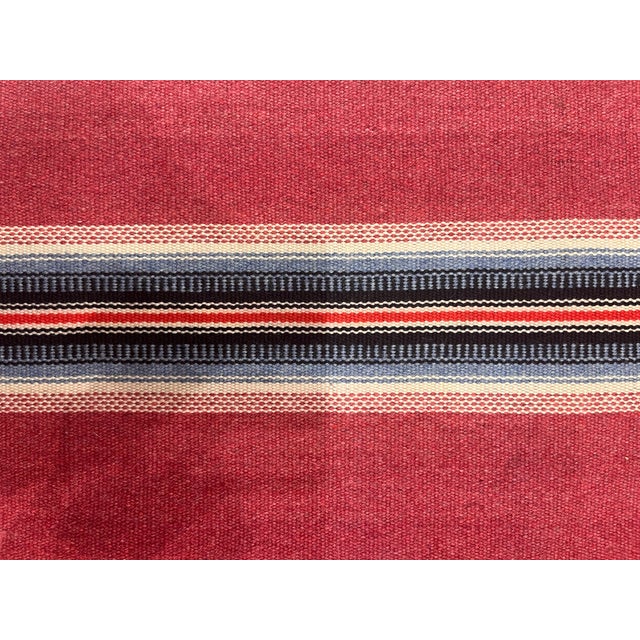 Mid-Century Modern Vintage Swedish Kilim Rug 3'7" X 5’9" For Sale - Image 3 of 8