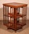 Wood Revolving Bookcase in Light Mahogany, 1890s For Sale - Image 7 of 12