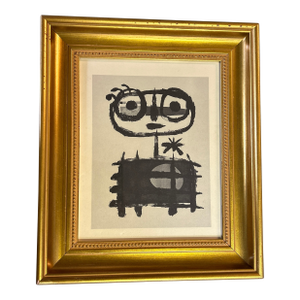 1970’s Vintage Print of “The Sun Eater” by Joan Miro