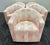 Set Of 5 Steelcase Turnstone Jenny Low Club Lounge Chairs Pink Geometric Pattern All in excellent condition