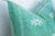 Moroccan Pair of Aqua & White Cactus Silk Moroccan Pillows For Sale - Image 3 of 7