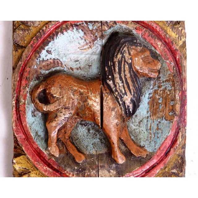 18th Century Swedish Painted Reliefs, Set of 2 For Sale - Image 5 of 7