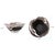 Silver Contemporary Nickel and Black Bowl- Small For Sale - Image 8 of 8