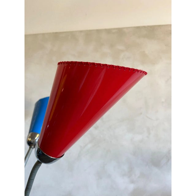 Goosenecks Floor Lamp by Lidokov Boskovice, 1950s For Sale - Image 4 of 6