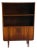 Rosewood Bookcase With Two Shelves and Drop Front Door Denmark 1960s For Sale