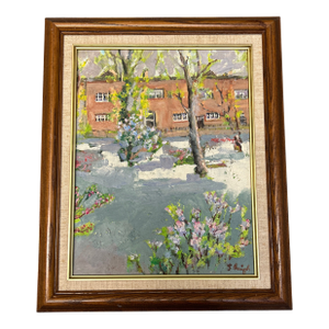 Contemporary Original “Architectural Complex” Painting by Stephen Heigh