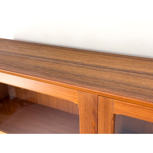Teak Highboard with Glass Doors from Brouer Møbelfabrik, 1960s For Sale - Image 18 of 18