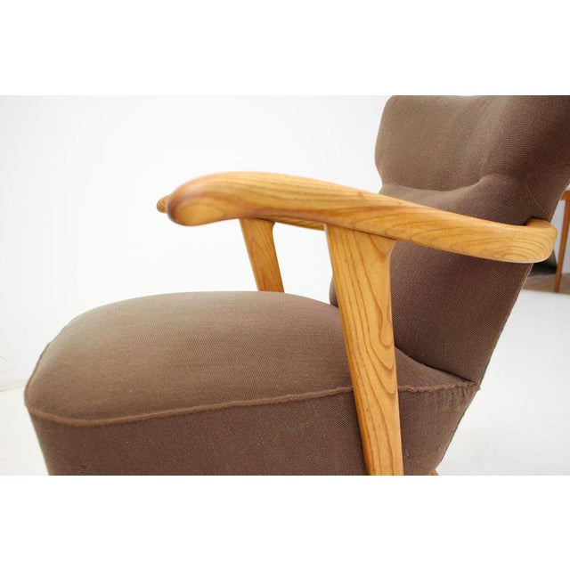 Oak Armchairs by Krasna Jizba, Czechoslovakia, 1940s, Set of 2 For Sale - Image 15 of 16