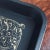 Late 20th Century Black & Gold Tole Tray For Sale In Baltimore - Image 6 of 11