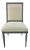 Caracole Gray and Beige Louis Louis Dining/Desk Chair For Sale