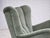 Danish High-Back Relax Chair in Velour and Ash, 1960s For Sale - Image 16 of 18